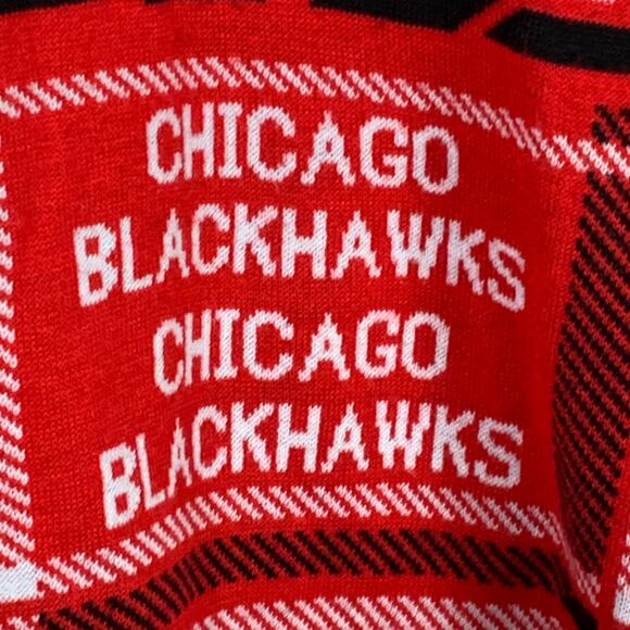 Chicago Blackhawks Sweater Men's XXL Red Ugly Christmas Pullover Crew Neck READ - Picture 3 of 10